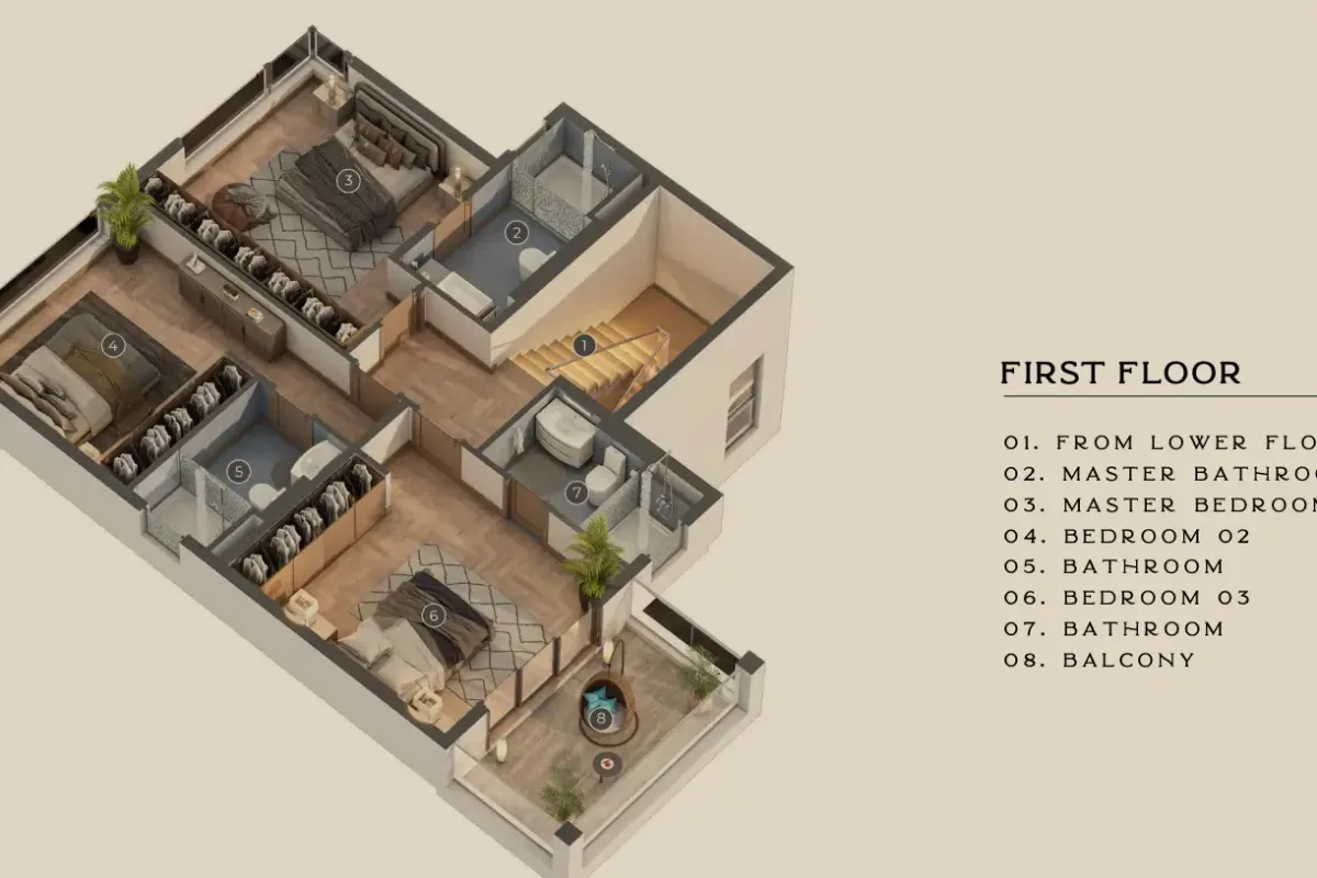 3 Bedroom Duplex 3