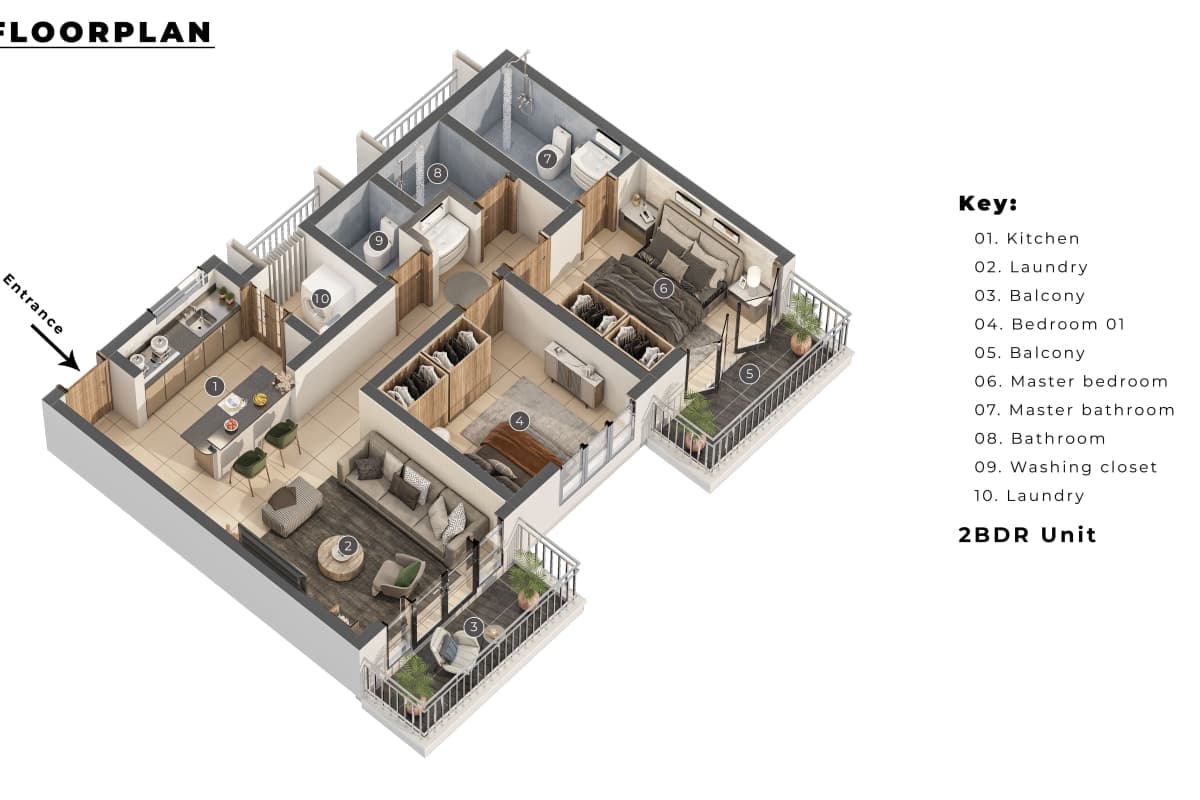 2 Bedroom Apartment